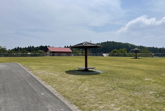 まきのはら運動公園多目的広場の芝生広場