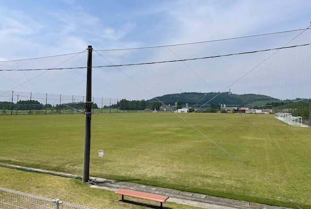 まきのはら運動公園多目的広場のサッカー場