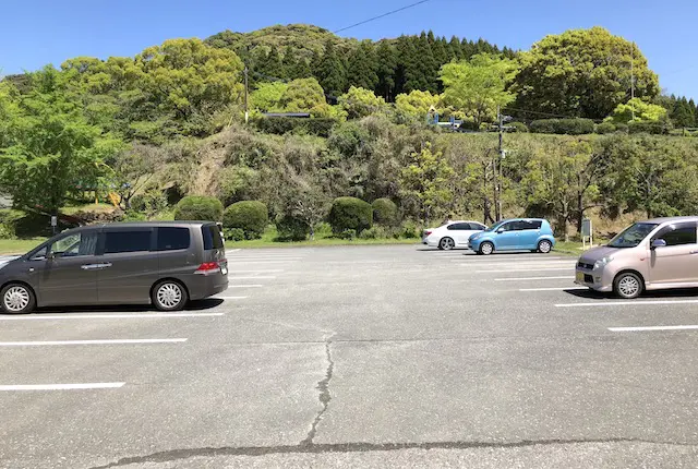 大津山公園の駐車場