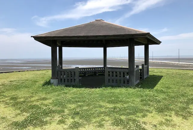 住吉海浜公園の東屋