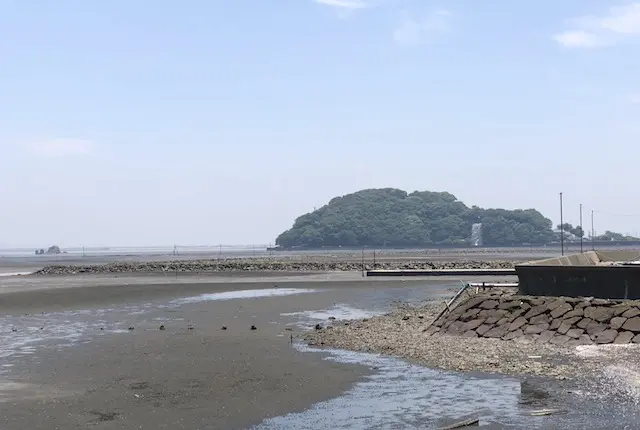 住吉海浜公園から望む王蟲の森