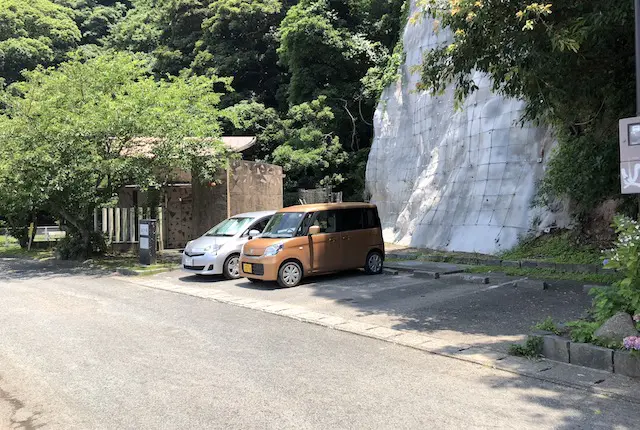 住吉自然公園の駐車場