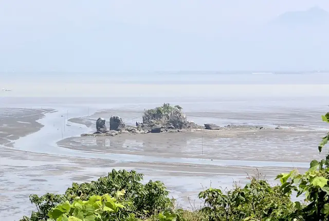 住吉自然公園からの風流島