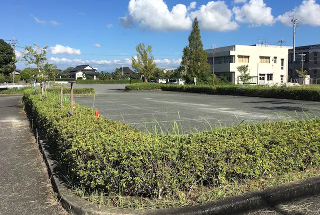 天明運動施設の駐車場