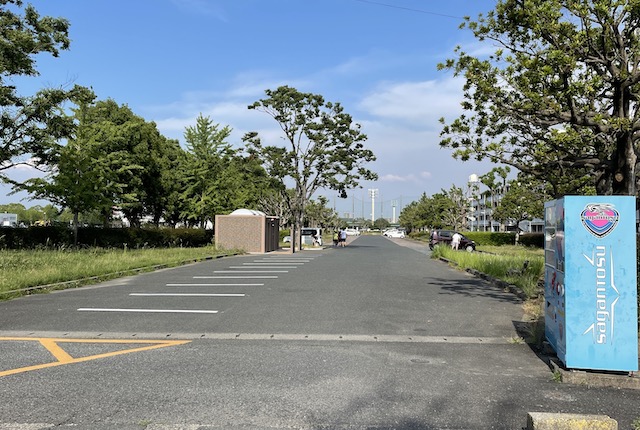 鳥栖市民公園の第二駐車場