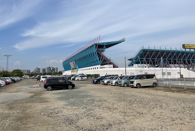 鳥栖スタジアムの駐車場