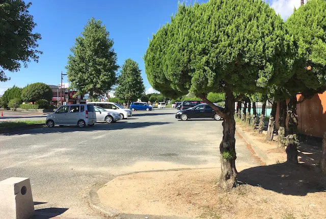 宇土市運動公園の駐車場