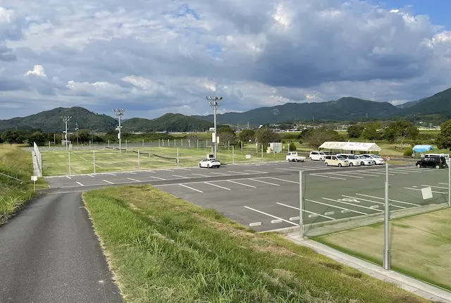 グリーンパル甲佐の駐車場