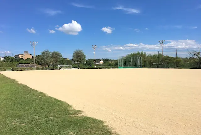 北部公園のグラウンド