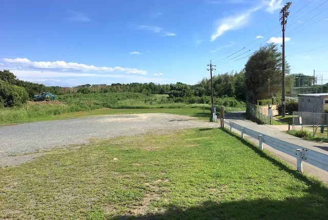 北部公園の駐車場