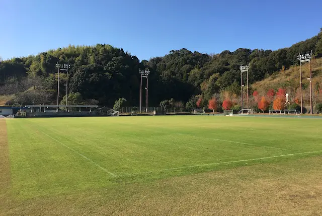 観音山総合運動公園のサッカー場