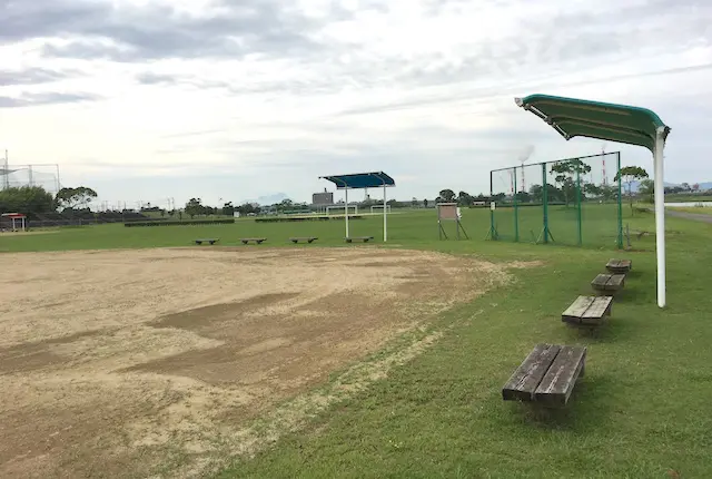 球磨川河川緑地公園のソフトボール広場G