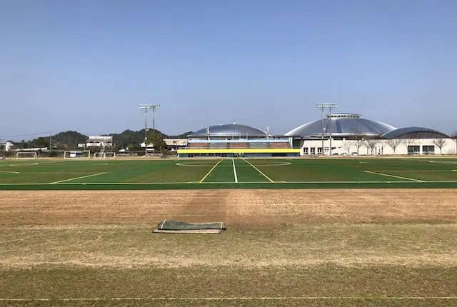 松島総合運動公園の陸上競技場