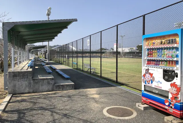 松島総合運動公園テニスコートの観覧席