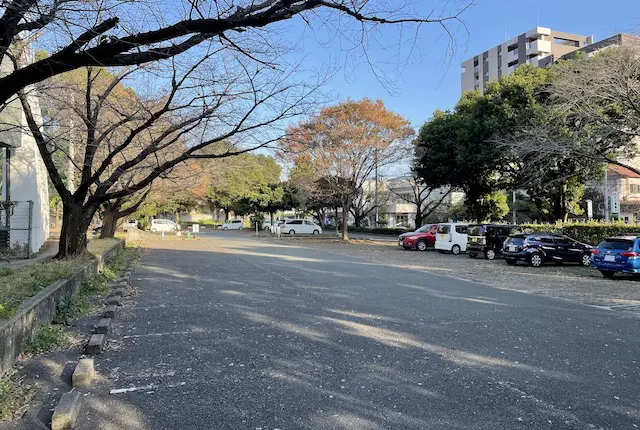 水前寺運動公園の駐車場