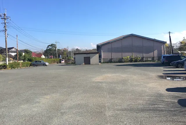 宇土市スポーツセンターの駐車場