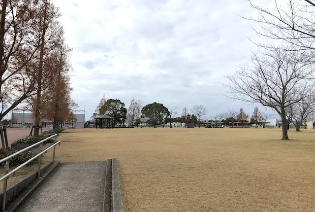 八代運動公園の芝生広場