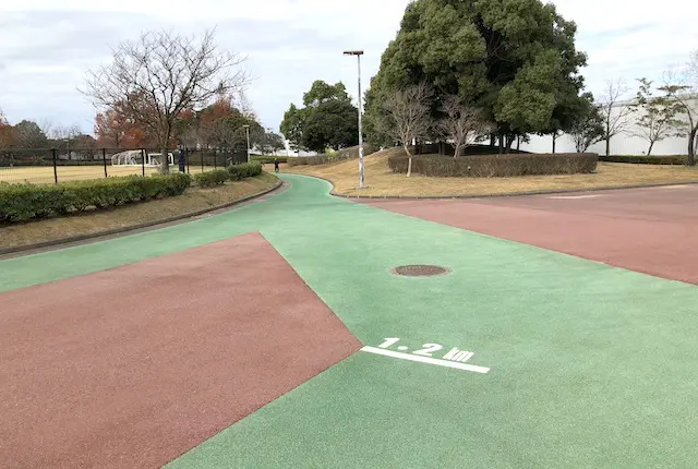 八代運動公園のウォーキングコース