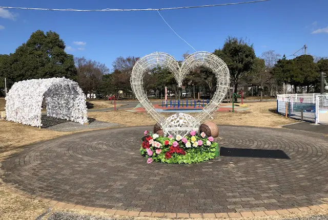 遊びの森のイルミネーション