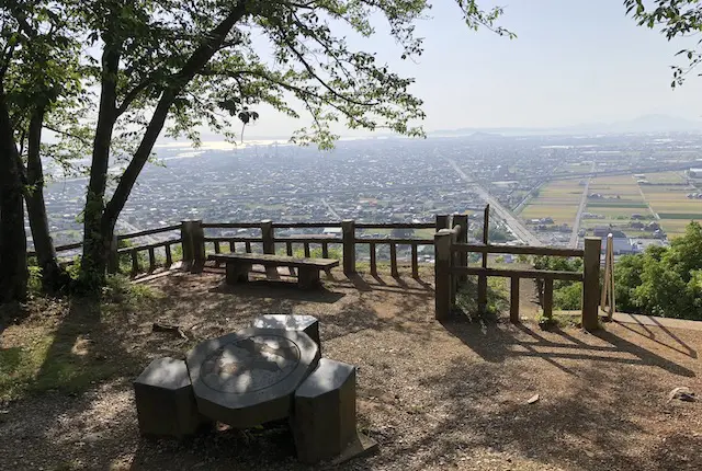 東片自然公園の展望所