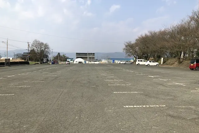 一の宮運動公園の駐車場