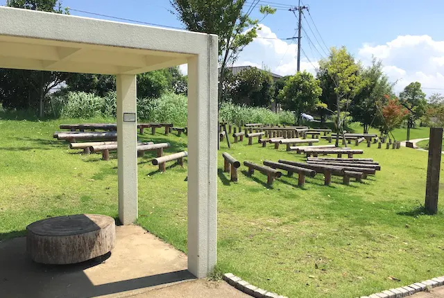 憩いの森公園のアスレチック