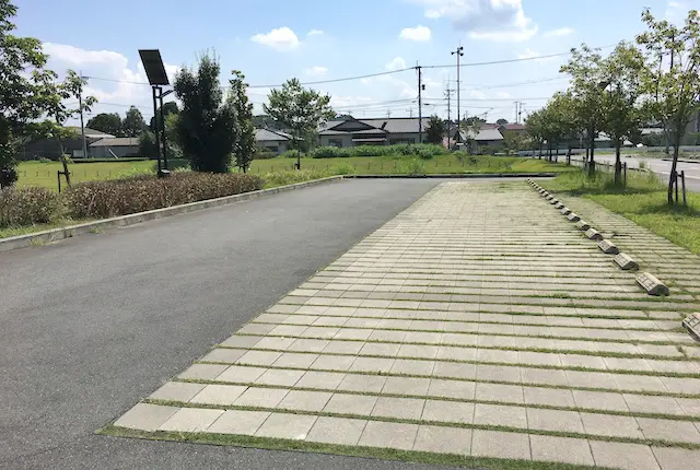 憩いの森公園の駐車場