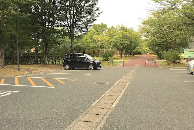 柿原公園の駐車場