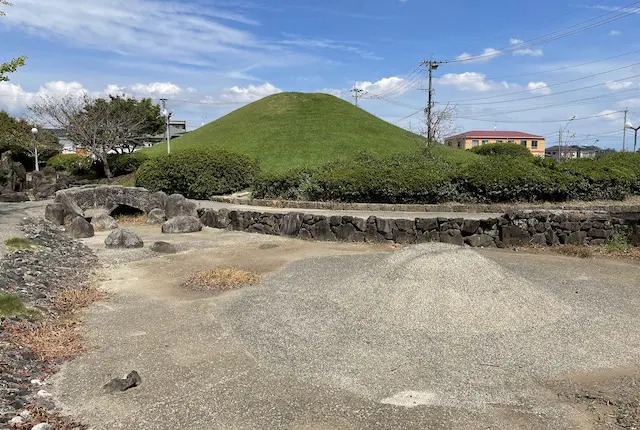 嘉島近隣公園の富士山