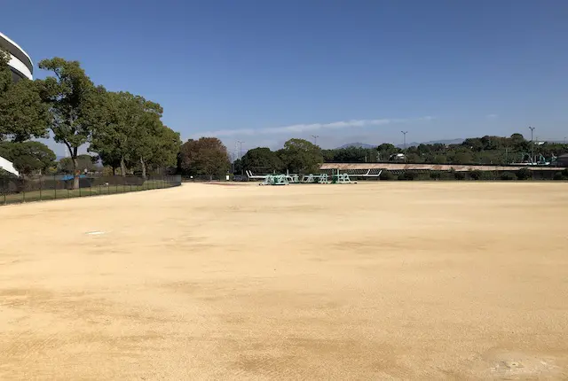 熊本県民総合運動公園の投てき場