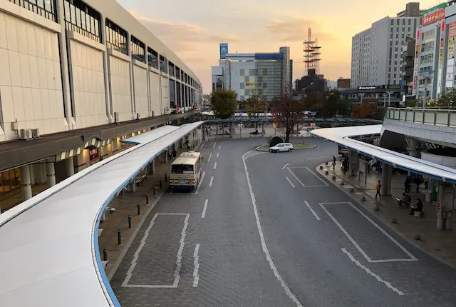 郡山駅バスロータリー