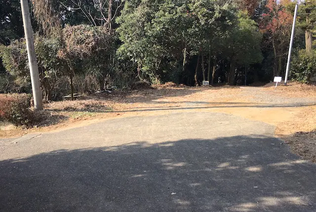 神園山展望所の駐車スペース