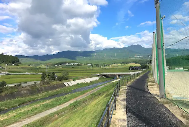 旭志グラウンドからの風景