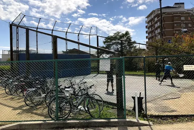 西宮中央運動公園の壁打ちコート