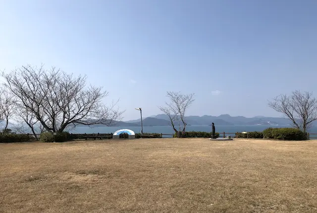 御立岬公園の三県展望所