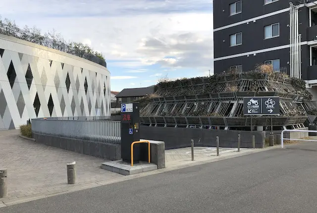 大田区総合体育館の駐車場