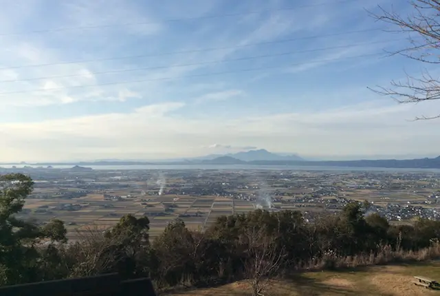 龍峯山自然公園の展望所