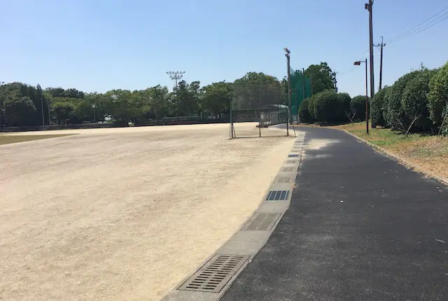 岱明中央公園のウォーキングコース