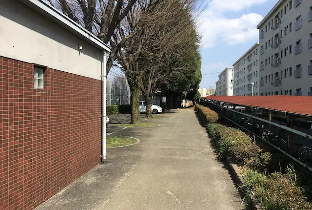 渡鹿公園の駐車場