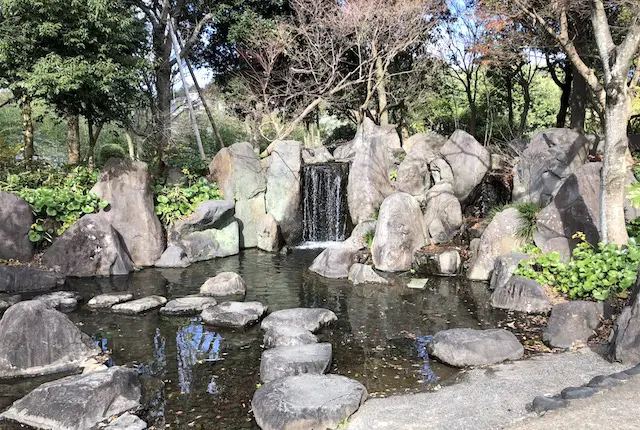 エコパーク水俣竹林園の水路