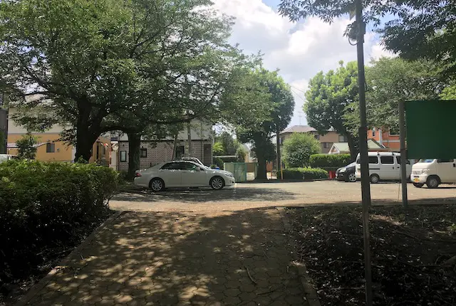 黒石公園の駐車場