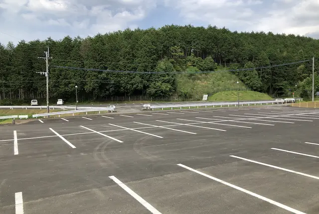 森園カントリーパークの駐車場