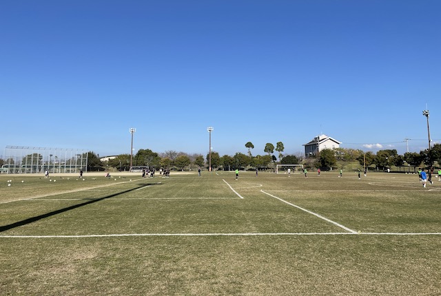 筑後広域公園多目的運動場のサッカー場