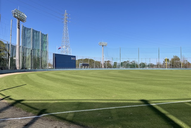 第二野球場の外野