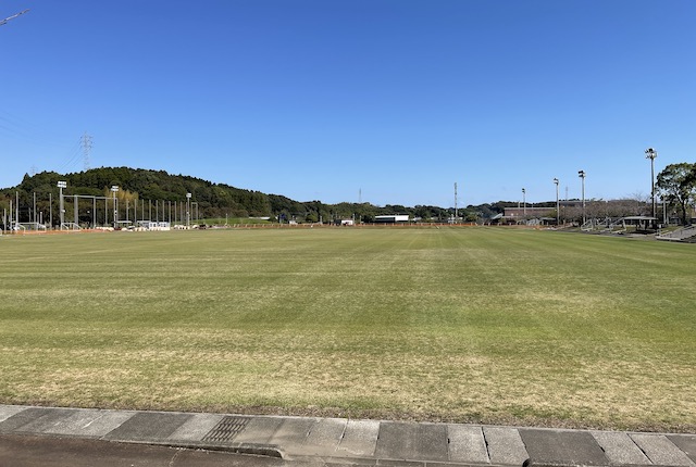 生目の杜運動公園のサッカー場