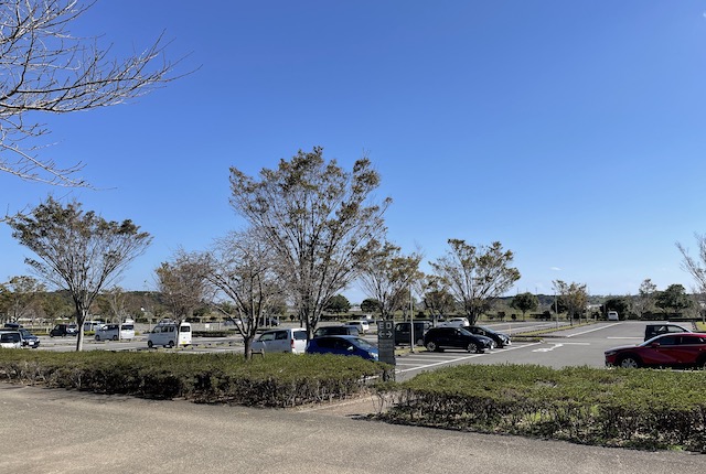 生目の杜運動公園の駐車場