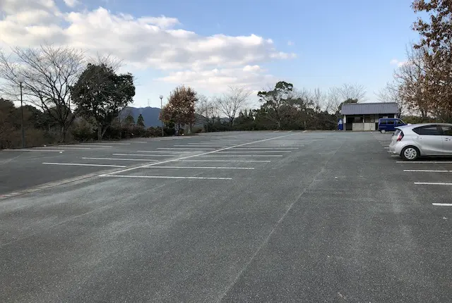 美里町カントリーパークの駐車場