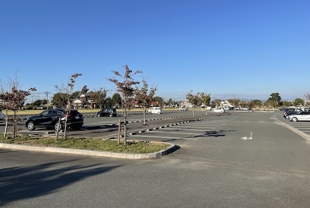 筑後広域公園の駐車場