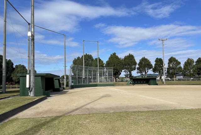 知覧平和公園のソフトボール場