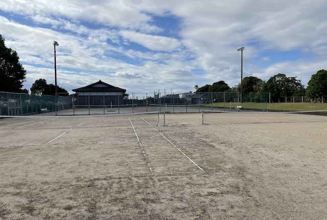 知覧平和公園のテニスコート